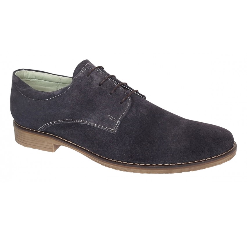 Pantofi barbati casual din piele naturala intoarsa, gri inchis - PAGRIVEL1 Pantofi barbati casual din piele naturala intoarsa, gri inchis - PAGRIVEL1
