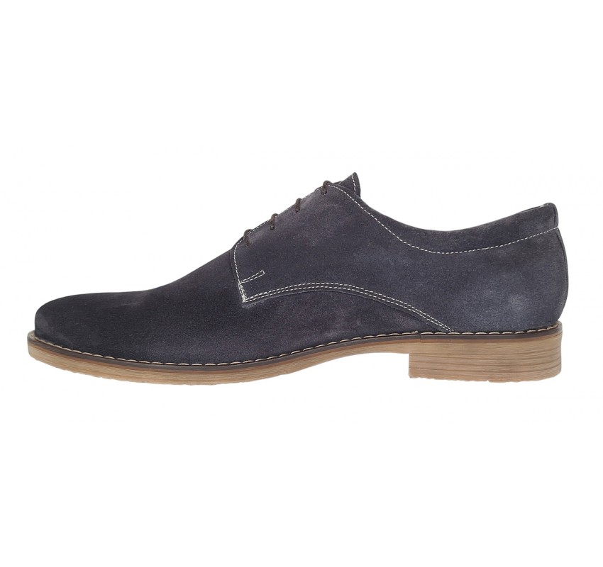 Pantofi barbati casual din piele naturala intoarsa, gri inchis - PAGRIVEL1 Pantofi barbati casual din piele naturala intoarsa, gri inchis - PAGRIVEL1