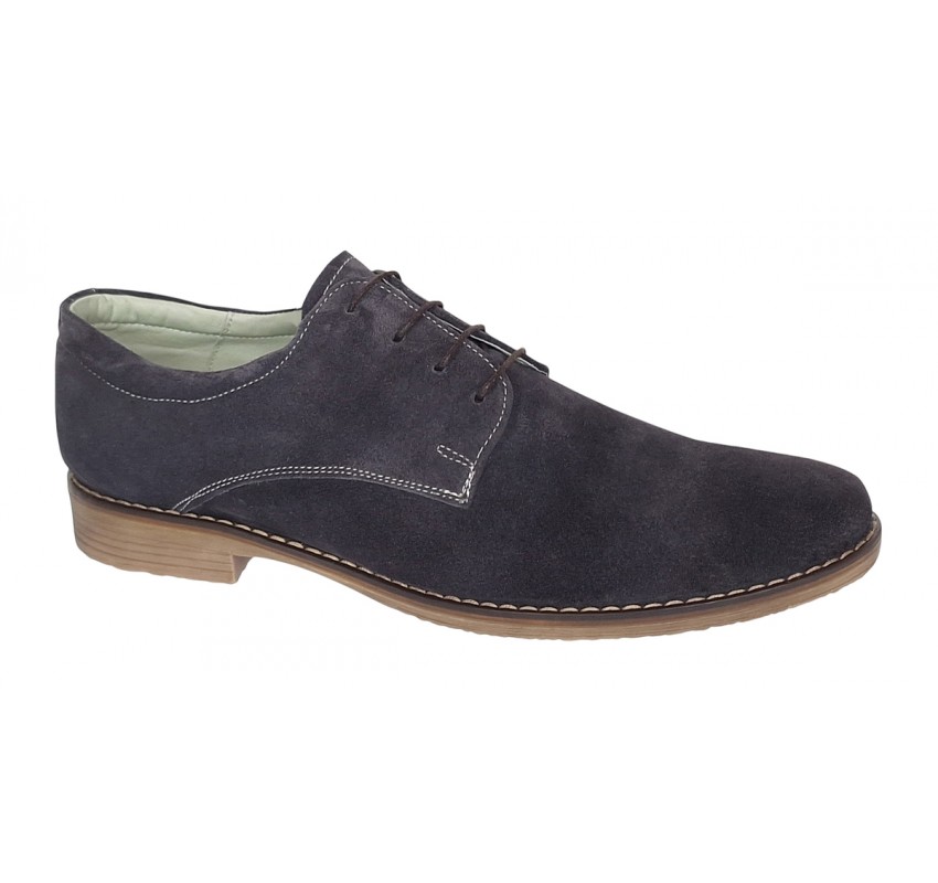 Pantofi barbati casual din piele naturala intoarsa, gri inchis - PAGRIVEL1 Pantofi barbati casual din piele naturala intoarsa, gri inchis - PAGRIVEL1