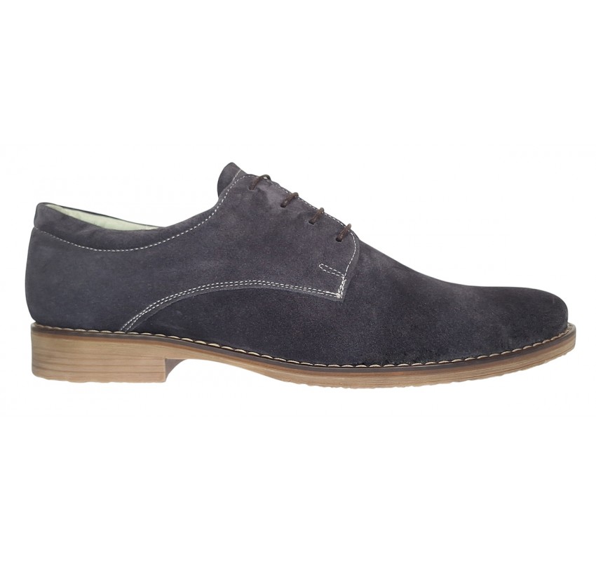 Pantofi barbati casual din piele naturala intoarsa, gri inchis - PAGRIVEL1 Pantofi barbati casual din piele naturala intoarsa, gri inchis - PAGRIVEL1