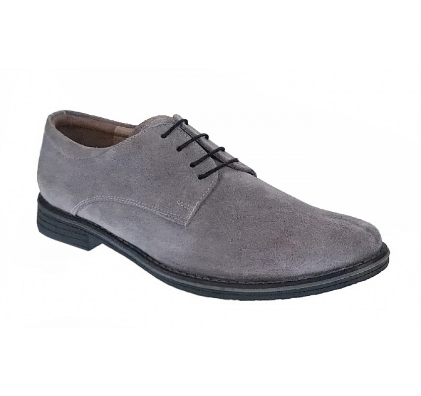 Pantofi barbati casual din piele naturala intoarsa - Model Gri PAGRIVEL4 Pantofi barbati casual din piele naturala intoarsa - Model Gri PAGRIVEL4