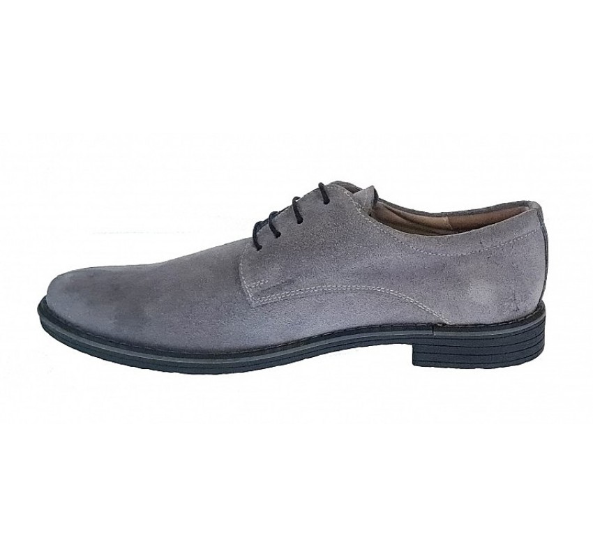 Pantofi barbati casual din piele naturala intoarsa - Model Gri PAGRIVEL4 Pantofi barbati casual din piele naturala intoarsa - Model Gri PAGRIVEL4