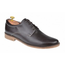  Pantofi barbati casual, din piele naturala maro PAMBOX