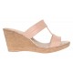 Papuci dama din piele naturala cu platforme de 7cm Nude PAP300NUD Papuci dama din piele naturala cu platforme de 7cm Nude PAP300NUD