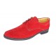 Marimea 42 Pantofi barbati casual din piele naturala intoarsa, Rosu - CARLO PARVELTG