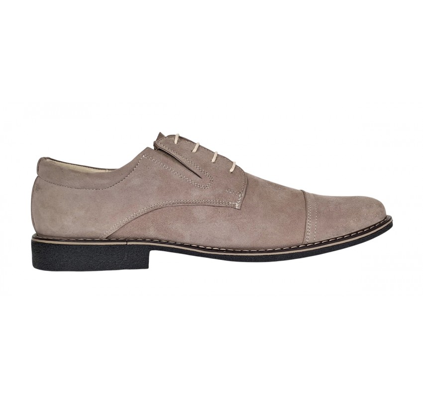Pantofi casual barbati - Model din piele naturala intoarsa Bej PAVELBEJ1 Pantofi casual barbati - Model din piele naturala intoarsa Bej PAVELBEJ1