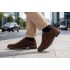 Pantofi barbati casual din piele naturala intoarsa - Model Maro Brun PAVELMARO