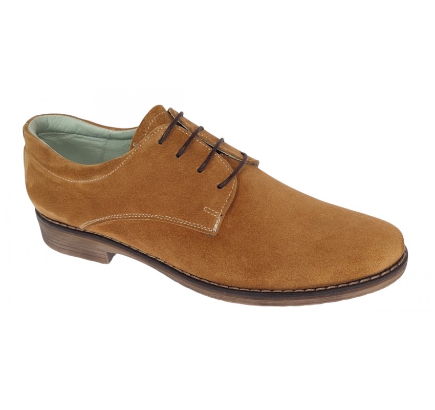Pantofi barbati casual din piele naturala intoarsa - Model Maro Camel PAVELM Pantofi barbati casual din piele naturala intoarsa - Model Maro Camel PAVELM