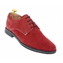 Pantofi barbati casual din piele naturala intoarsa - Model Bordeaux PAVELV