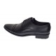 Pantofi barbati eleganti din piele naturala culoare Neagra 111N