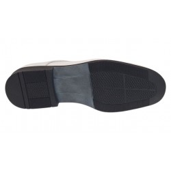 Pantofi barbati albi eleganti din piele naturala cu siret PB2265M