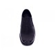 Pantofi bărbați negri din piele naturală, slip-on eleganți cu textură fină și aspect modern PB2265ELN