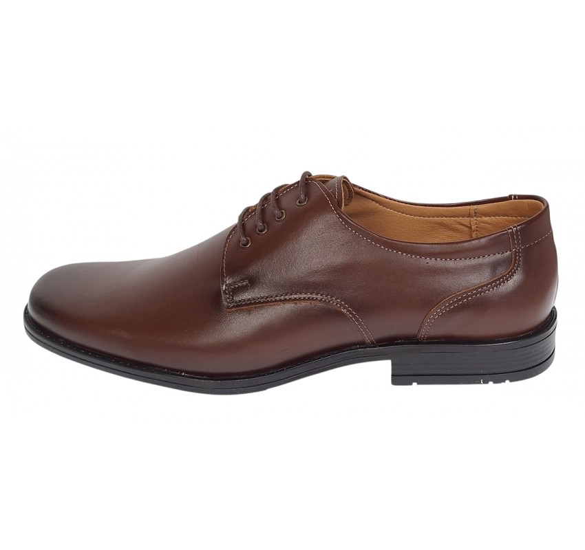 Pantofi barbati eleganti din piele naturala pentru armata pompieri - PB2265M
