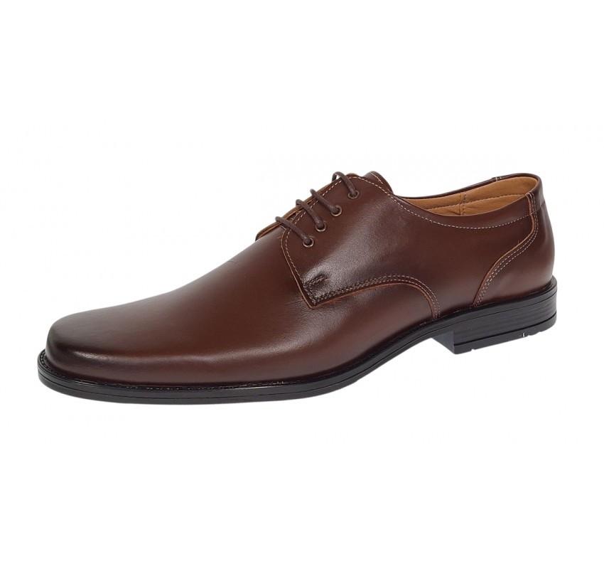 Pantofi barbati eleganti din piele naturala pentru armata pompieri - PB2265M