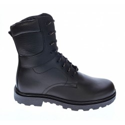 Bocanci barbati, militari, din piele naturala, imblaniti, inalti, model Armata PH328NBOX