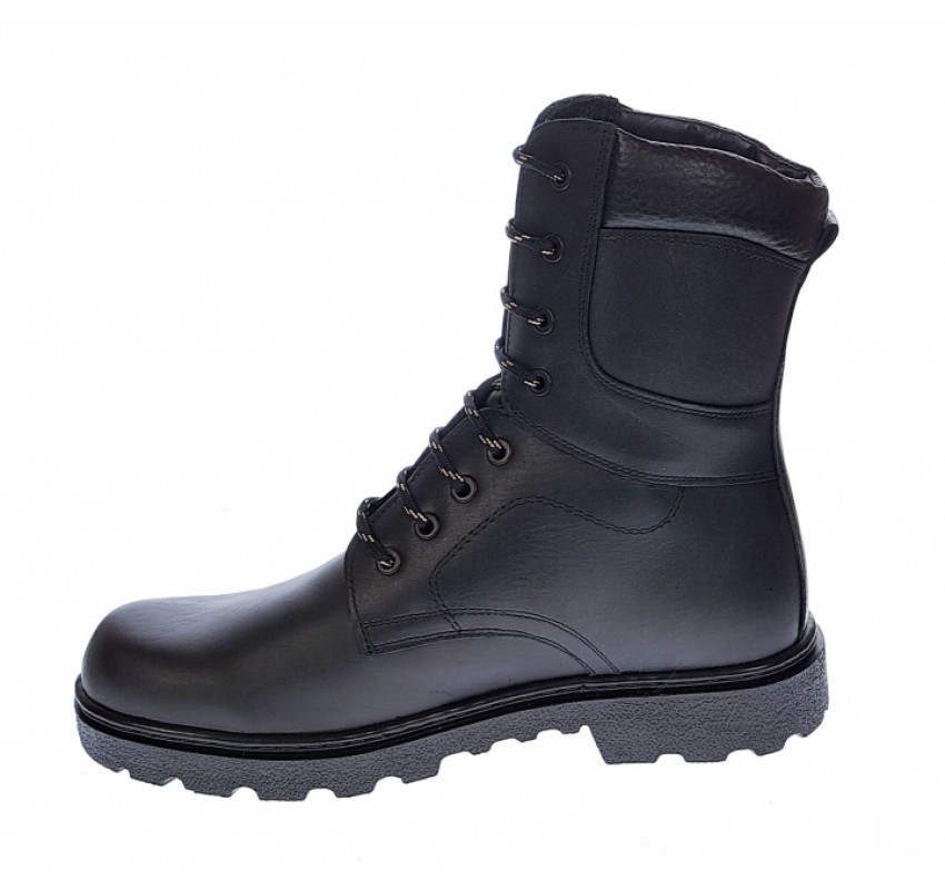 Bocanci barbati, militari, din piele naturala, imblaniti, inalti, model Armata PH328NBOX Bocanci barbati, militari, din piele naturala, imblaniti, inalti, model Armata PH328NBOX