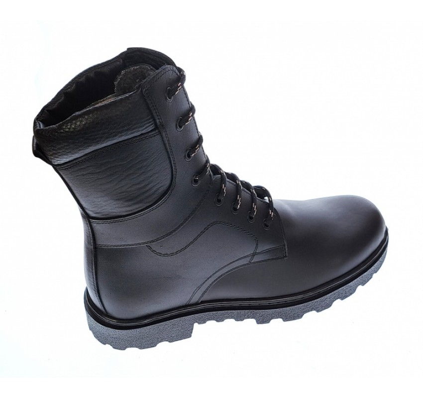 Bocanci barbati, militari, din piele naturala, imblaniti, inalti, model Armata PH328NBOX Bocanci barbati, militari, din piele naturala, imblaniti, inalti, model Armata PH328NBOX