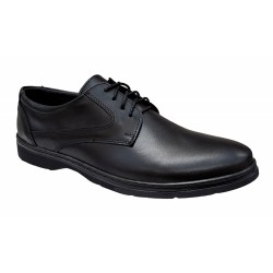 Pantofi barbati casual din piele naturala de culoare neagra PH450NS