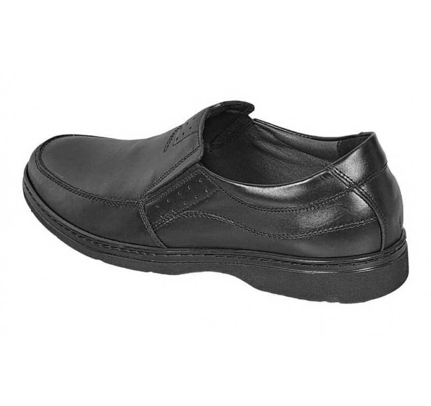 Pantofi barbati casual din piele naturala - Model cu elastic 451ELN