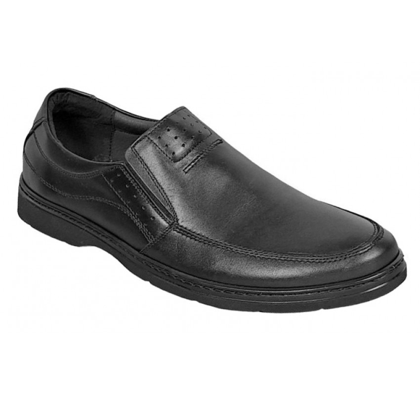 Pantofi barbati casual din piele naturala - Model cu elastic 451ELN
