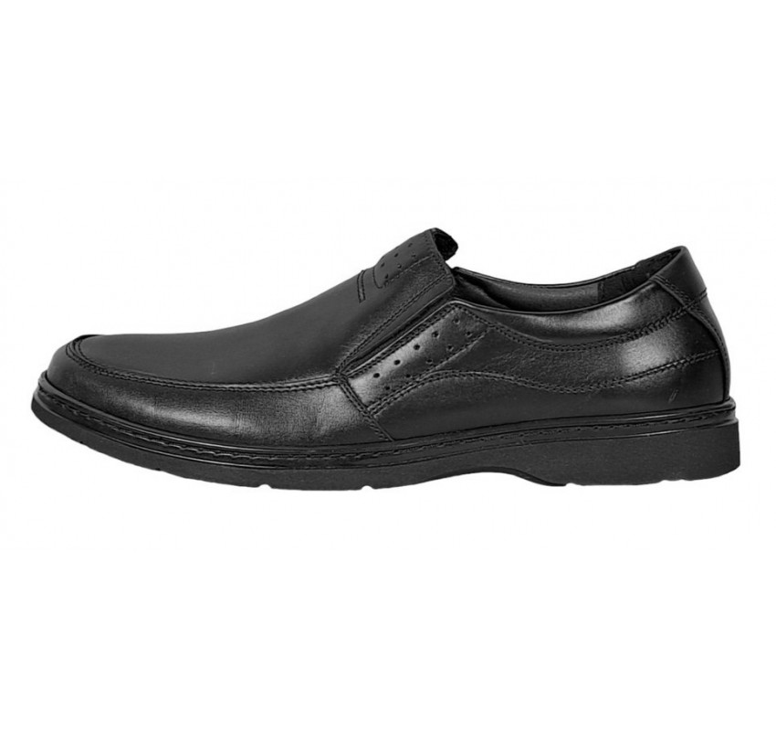 Pantofi barbati casual din piele naturala - Model cu elastic 451ELN