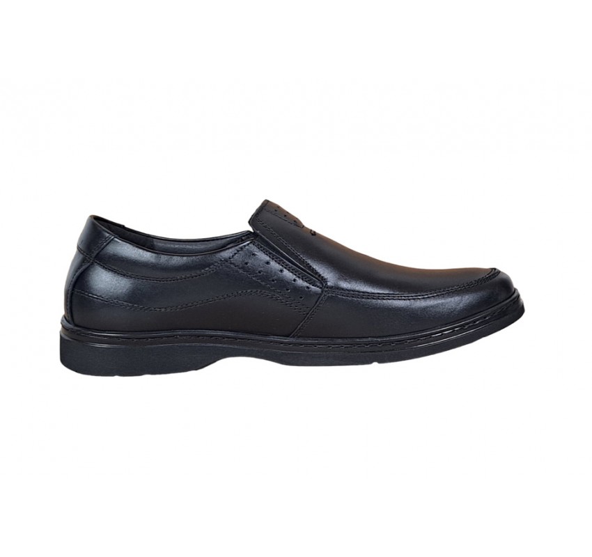 Pantofi barbati casual, din piele naturala cu elastic, PH451ELN GKR Pantofi barbati casual, din piele naturala cu elastic, PH451ELN GKR