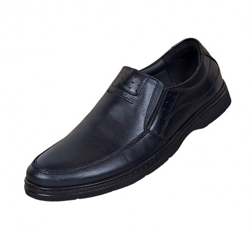 Pantofi barbati casual, din piele naturala cu elastic, PH451ELN GKR Pantofi barbati casual, din piele naturala cu elastic, PH451ELN GKR