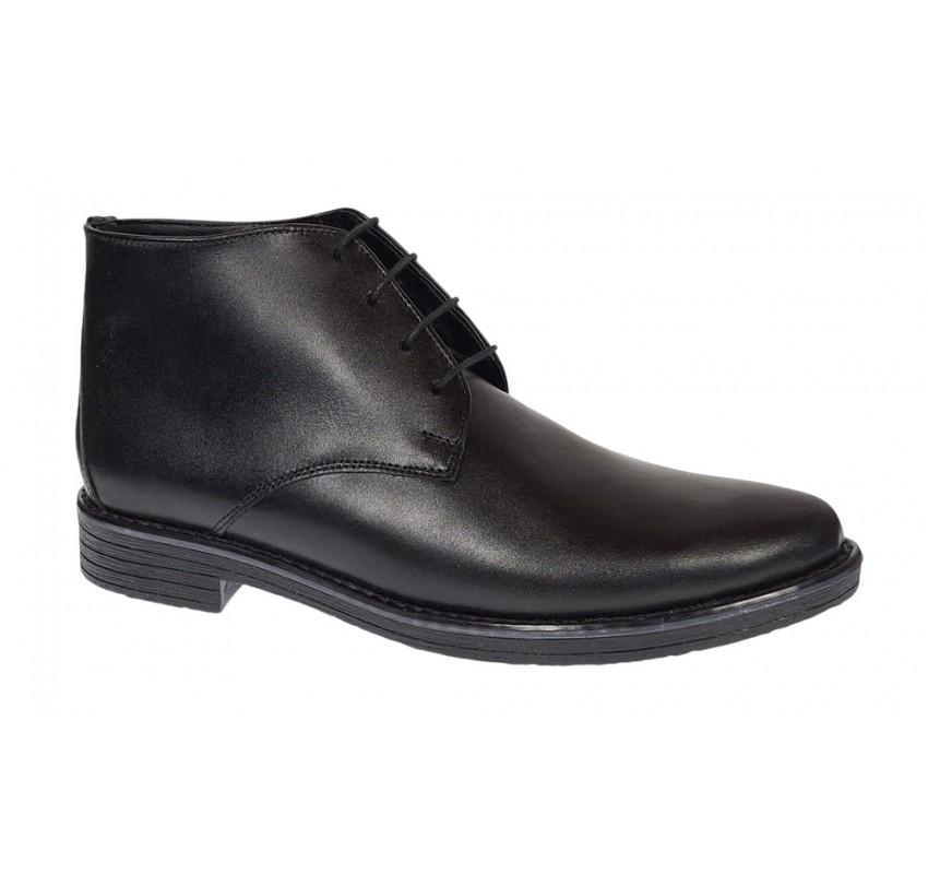 Ghete barbati casual din piele naturala cu siret, PHNFLAGS Ghete barbati casual din piele naturala cu siret, PHNFLAGS