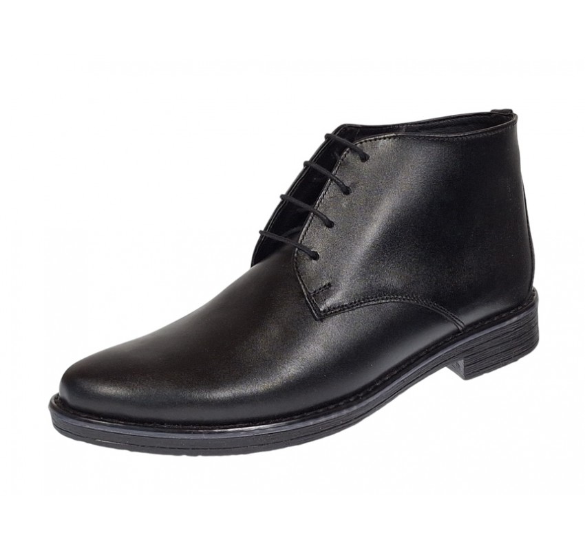 Ghete barbati casual din piele naturala cu siret, PHNFLAGS Ghete barbati casual din piele naturala cu siret, PHNFLAGS