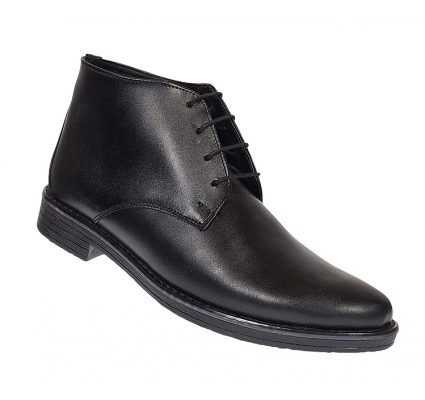 Ghete barbati casual din piele naturala cu siret, PHNFLAGS Ghete barbati casual din piele naturala cu siret, PHNFLAGS