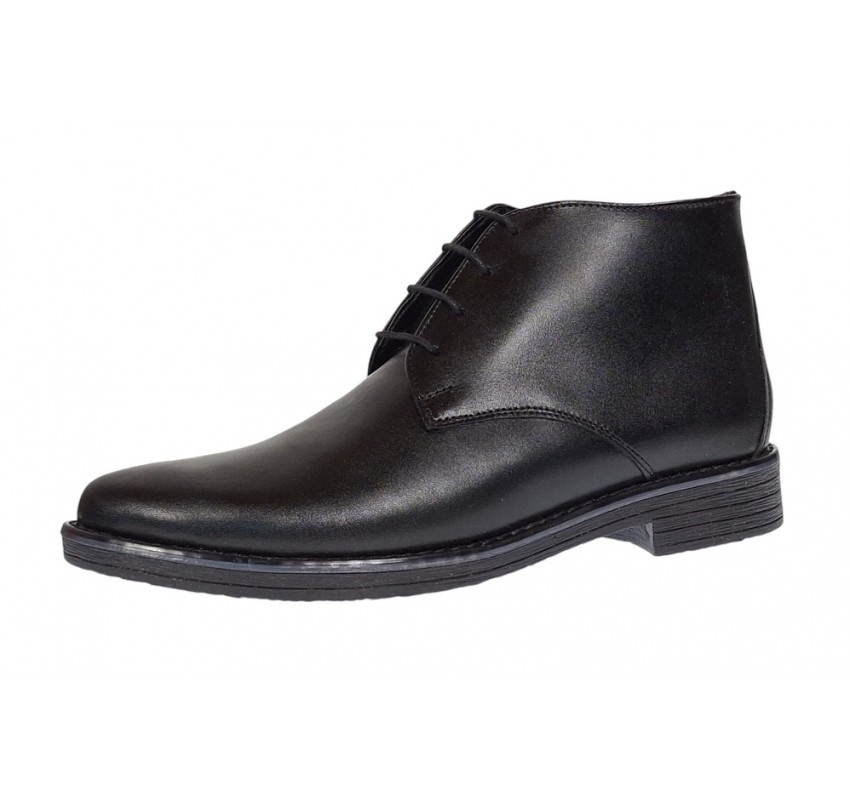 Ghete barbati casual din piele naturala cu siret, PHNFLAGS Ghete barbati casual din piele naturala cu siret, PHNFLAGS