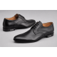 Pantofi barbati eleganti din piele naturala de culoare neagra PNOU371N
