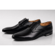 Pantofi barbati eleganti din piele naturala de culoare neagra PNOU371N