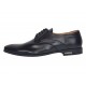 Pantofi barbati eleganti din piele naturala de culoare neagra PNOU371N