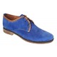 Pantofi barbati casual din piele naturala intoarsa Albastru PRAMFBLUE