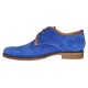 Pantofi barbati casual din piele naturala intoarsa Albastru PRAMFBLUE