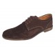 Pantofi barbati casual din piele naturala intoarsa maro PRAMFM