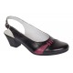 Pantofi dama eleganti din piele naturala - Model decupat Negru, Bordo PS35NB Pantofi dama eleganti din piele naturala - Model decupat Negru, Bordo PS35NB
