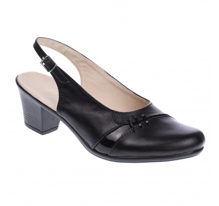 Pantofi dama eleganti, piele naturala, Made in Romania, PS36NBOX