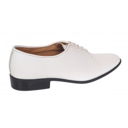 Oferta Pantofi barbati albi eleganti din piele naturala R51TSA - Marimea 41