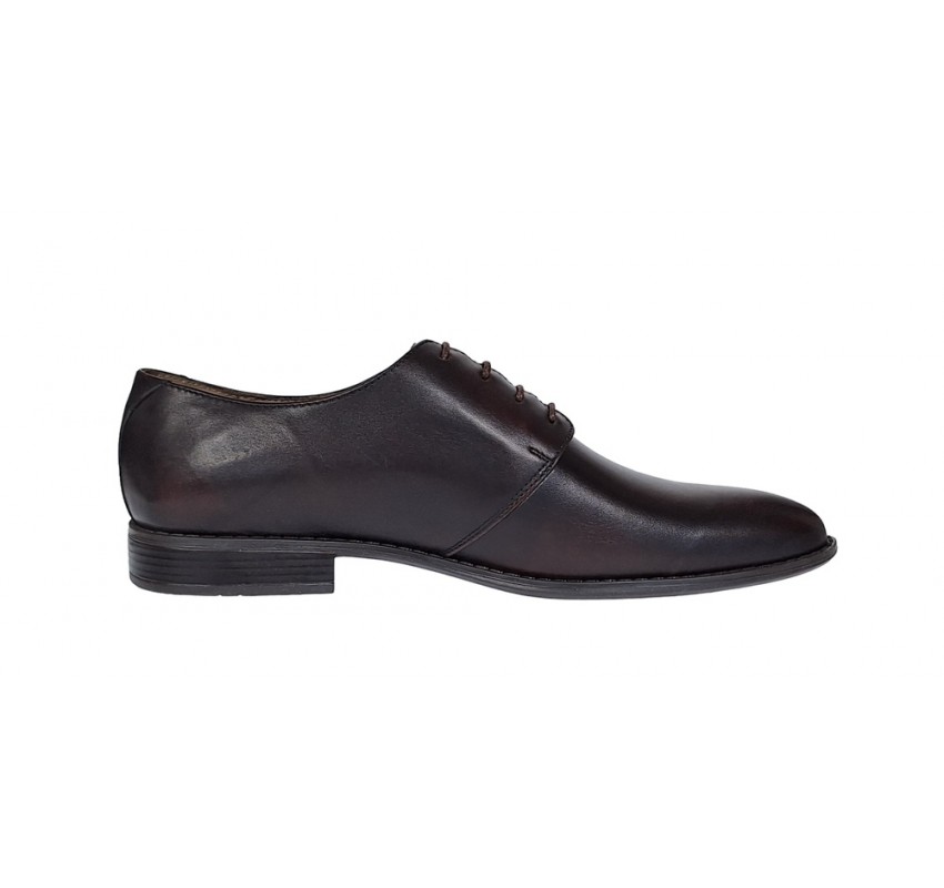 Marimea 43 - Pantofi barbati eleganti din piele naturala Maro R588ML