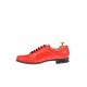 Pantofi rosii dama casual din piele naturala - RED1R