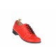 Pantofi rosii dama casual din piele naturala - RED1R