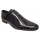 Marimea 41 Pantofi barbati eleganti din piele naturala de culoare negru lac Donatto RED41N