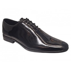 Marimea 41 Pantofi barbati eleganti din piele naturala de culoare negru lac Donatto RED41N