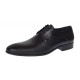 Marimea 42 Pantofi barbati eleganti negri din piele naturala RSIR015N