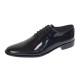 Reducere 38 Pantofi barbati negri lacuiti eleganti din piele naturala RGKR201LN