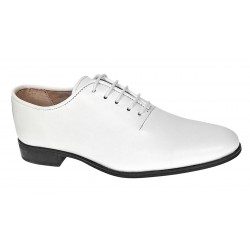 Reducere Marimea 41 Pantofi barbati eleganti din piele naturala Albi RGKR51TSA