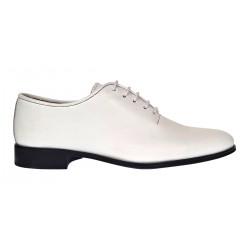 Marimea 41, 42 Pantofi barbati eleganti din piele naturala Albi RGKR51TSA