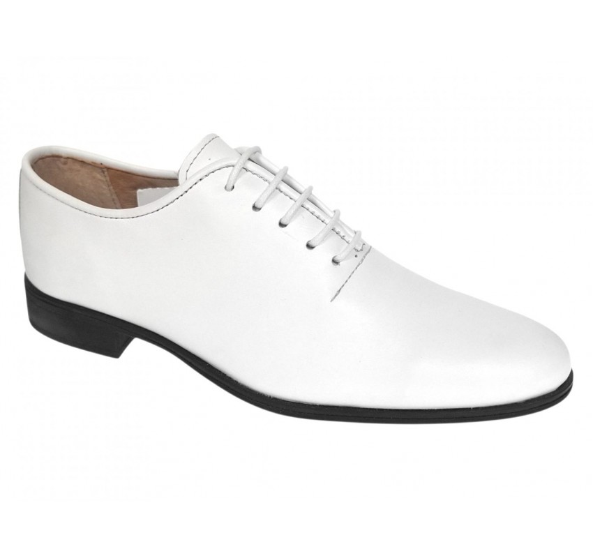 Marimea 38 Pantofi barbati albi eleganti din piele naturala Havana RGKR51TSA